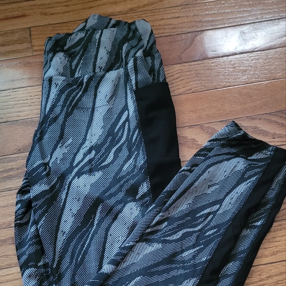 Patterned leggings, L/XL